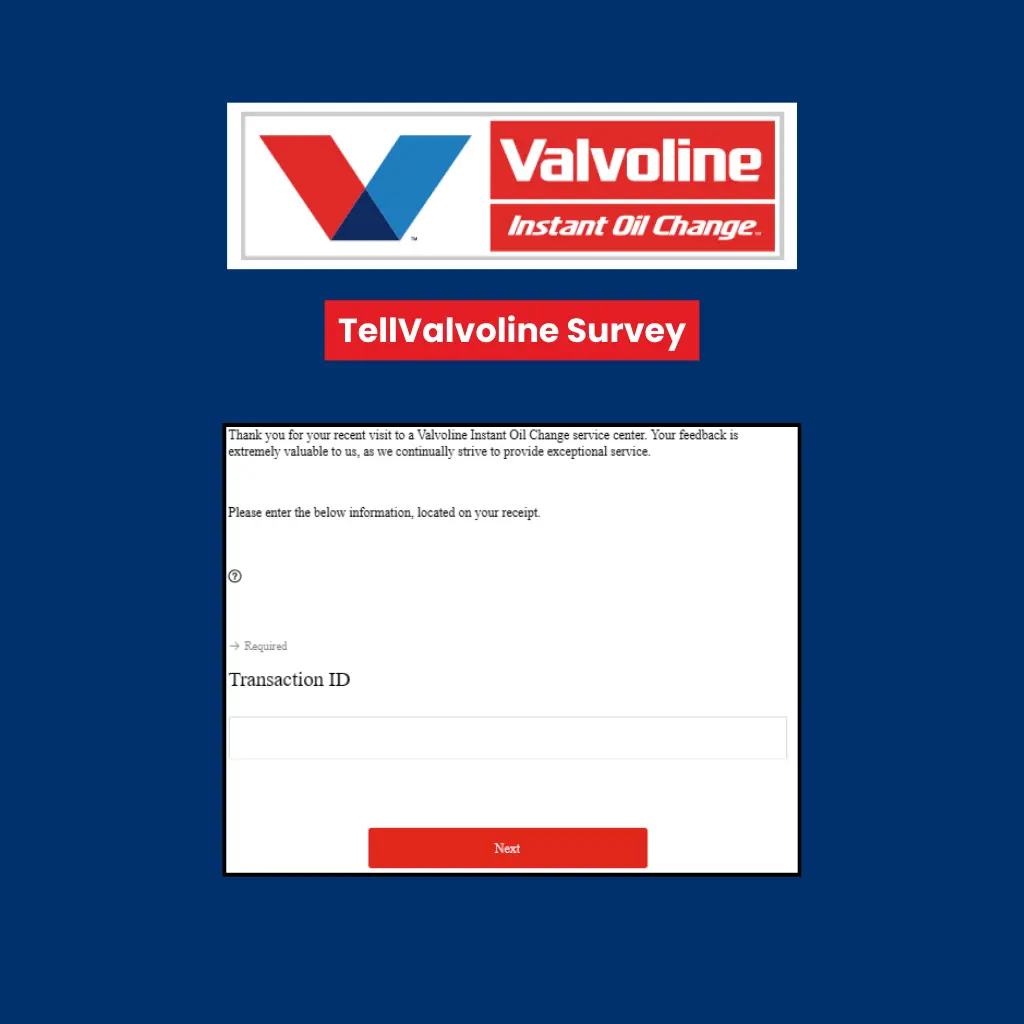 TellValvoline Survey